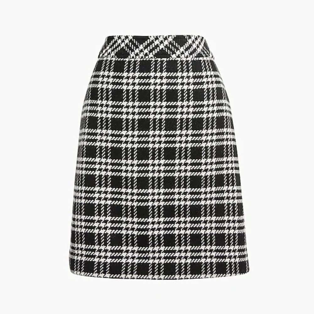 J. Crew Wool-Blend A-Line Skirt